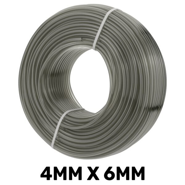 Grey Semi-Transparent PVC Pipe 4mm*6mm Home & Garden Free Shipping 5