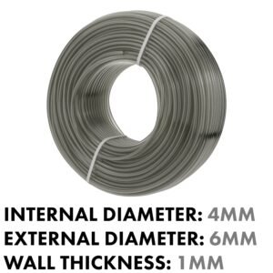 Grey Semi-Transparent PVC Pipe 4mm*6mm Home & Garden Free Shipping