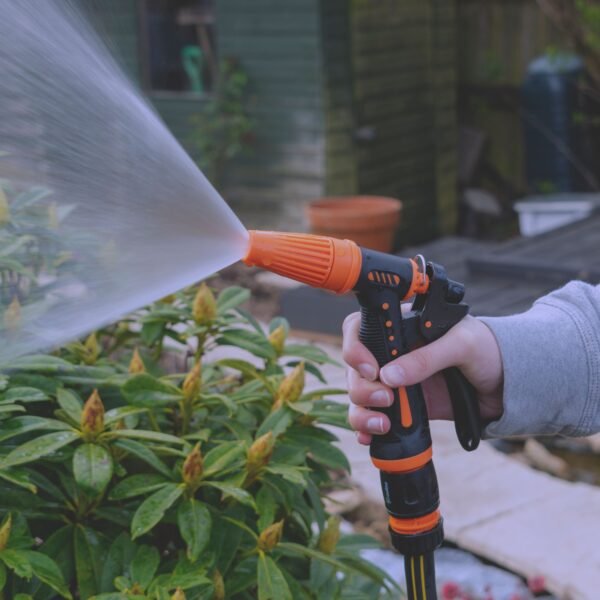 Hose Gun Water Sprayer Adjustable Black Orange Home & Garden Free Shipping 5