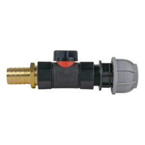 20mm MDPE Straight with In-Line BSPF Valve and 19mm Brass Home & Garden Free Shipping