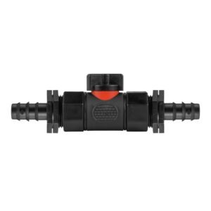 In-Line BSPF Valve with 2 x 16mm Barbed Straight Connectors Home & Garden Free Shipping
