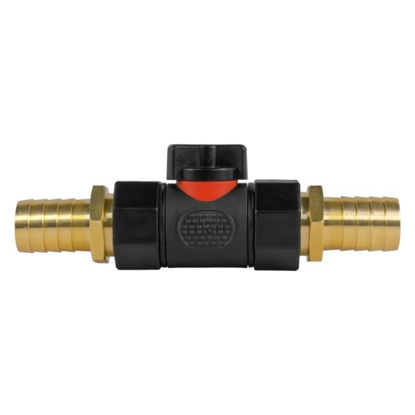 In-Line BSPF Valve with 2 x 19mm Brass Barb Connectors Home & Garden Free Shipping 5