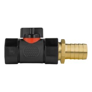 19mm Brass Barb with In-Line BSPF Threaded Valve Home & Garden Free Shipping