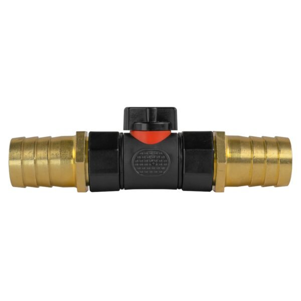 In-Line BSPF Valve with 2 x 25mm Brass Barb Connectors Home & Garden Free Shipping 5