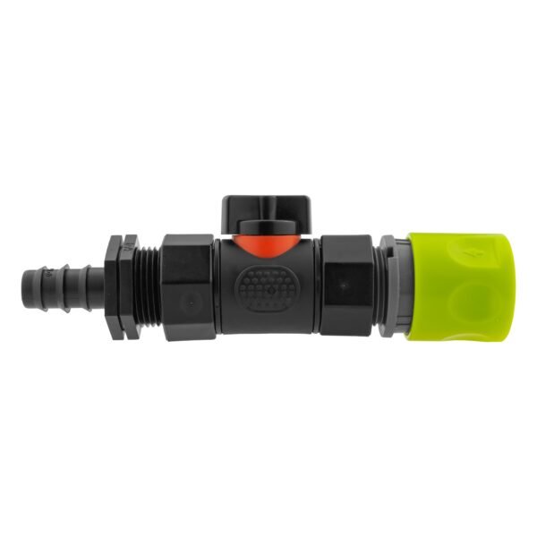 Hose Connector Lime with In-Line BSPF Valve and 16mm Barbed Home & Garden Free Shipping 5