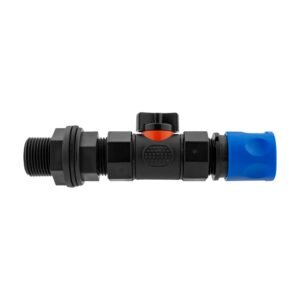 Hose Connector Blue with In-Line BSPF Valve and Water Butt Home & Garden Free Shipping