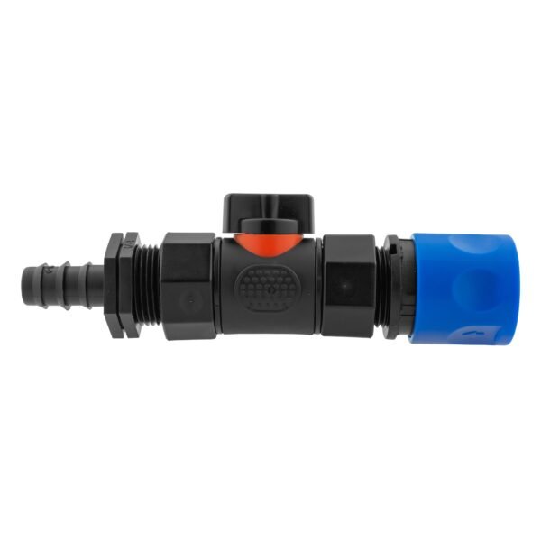 Hose Connector Blue with In-Line BSPF Valve and 16mm Barbed Home & Garden Free Shipping 5