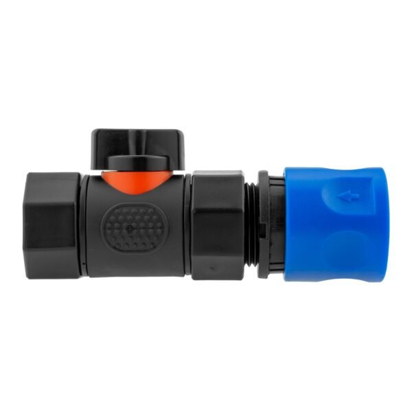 Hose Connector Blue with In-Line BSPF Threaded Valve Home & Garden Free Shipping 5