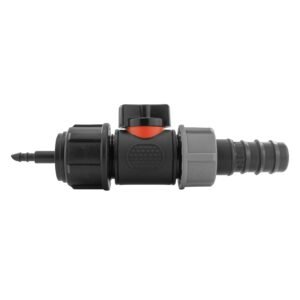 4mm Barb Micro Connector with In-Line BSPM Valve and 20mm Home & Garden Free Shipping