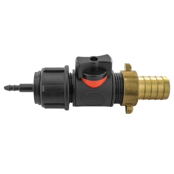 4mm Barb Micro Connector with In-Line BSPM Valve and 19mm Micro Irrigation Free Shipping 5
