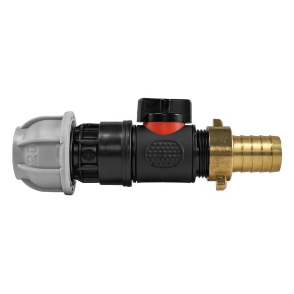20mm MDPE Straight with In-Line BSPM Valve and 19mm Brass Home & Garden Free Shipping 5