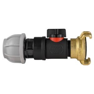 20mm MDPE Straight with In-Line BSPM Valve and Geka Type Home & Garden Free Shipping