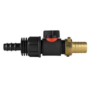 16mm Barbed Straight with In-Line BSPM Valve and 19mm Brass Home & Garden Free Shipping
