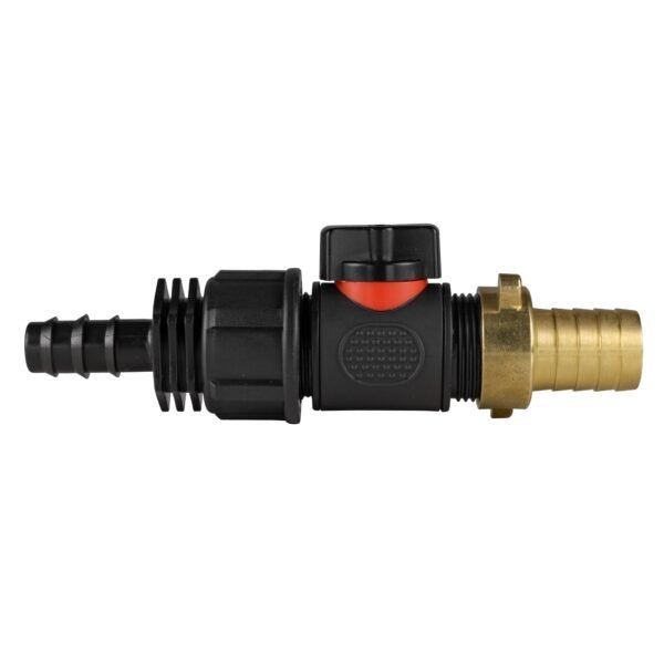 16mm Barbed Straight with In-Line BSPM Valve and 19mm Brass Home & Garden Free Shipping 5