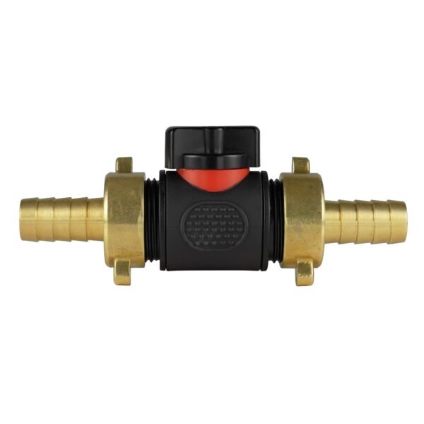 In-Line BSPM Valve with 2 x 13mm Brass Barb Connectors Home & Garden Free Shipping 5