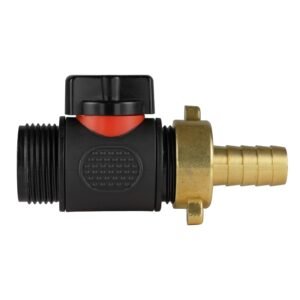 13mm Brass Barb with In-Line BSPM Threaded Valve Home & Garden Free Shipping