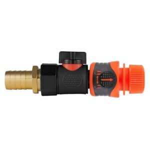19mm Brass Barb with BSPF-Quick Connect Valve & Hose Home & Garden Free Shipping