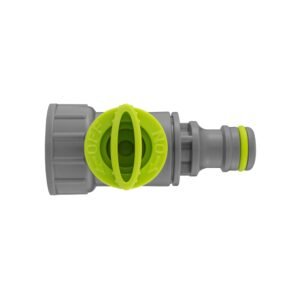 Tap Adapter with Valve ¾” BSPF – Snap-On Connector, Lime Home & Garden Free Shipping
