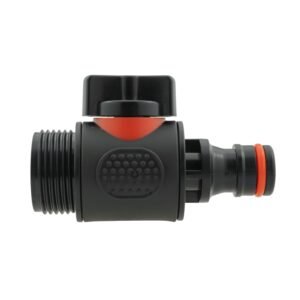 In Line Soft Touch Valve 3/4″ BSPM to Male Black Home & Garden Free Shipping