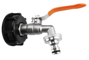 IBC 2” S60X6 Cap with Quick Connect Lever Tap ¾” BSP Home & Garden Free Shipping