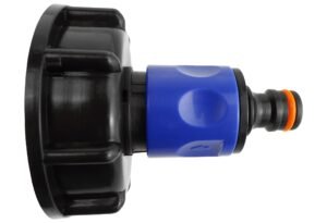 IBC 2” S60X6 Cap with ¾” BSP Threaded Hose Connector Blue Home & Garden Free Shipping 5