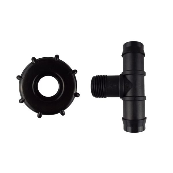 IBC 2” S60X6 Cap with 19mm Barbed Tee Home & Garden Free Shipping 5