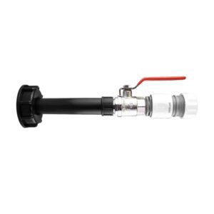 IBC 2” S60X6 Cap with Water Filter, Lever Valve and Max Flo Home & Garden Free Shipping