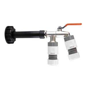 IBC 2” S60X6 Cap with Water Filter, Double Lever Tap and Max Home & Garden Free Shipping 5