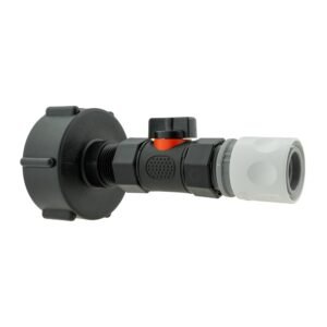 IBC 2” S60X6 Cap with In-Line BSPF Valve and ¾” BSPM Female Home & Garden Free Shipping