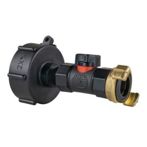 IBC 2” S60X6 Cap with In-Line BSPF Valve and Geka Type Home & Garden Free Shipping