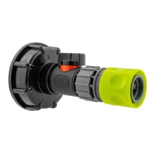 IBC 2” S60X6 Cap with In-Line BSPM Valve and ¾” BSPF Female Home & Garden Free Shipping