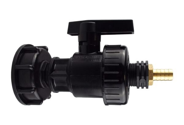IBC 2” S60X6 Cap with Large Plastic Valve and 13mm Brass Home & Garden Free Shipping 5