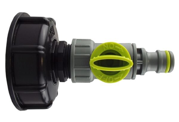 IBC 2” S60X6 Cap with ¾” BSP – Click Lock Valve Lime Home & Garden Free Shipping 5