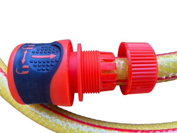 Premium Garden Hose Yellow with Orange Lock Connectors Home & Garden Free Shipping 5