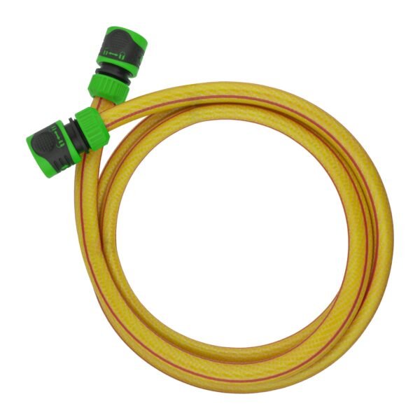 Premium Garden Hose Yellow with Green Lock Connectors Home & Garden Free Shipping 5