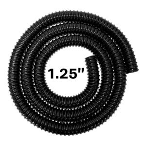 Corrugated Pipe 1.25″ (32mm) with 2 x Double Wire Clips Set Home & Garden Free Shipping