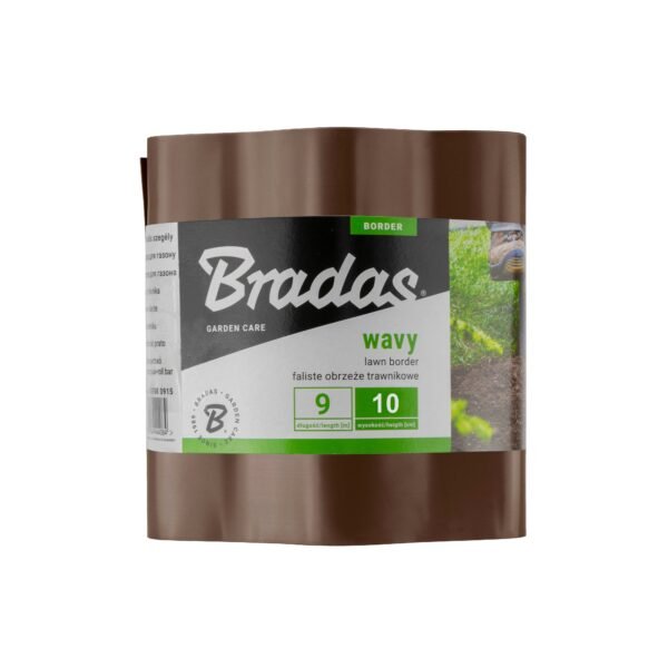 Wavy Plastic Garden Lawn Edging, H=10CM, L=9M, Brown Home & Garden Free Shipping 5