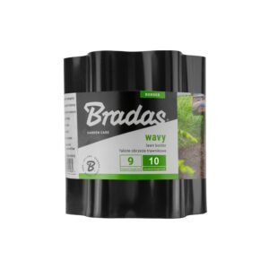 Wavy Plastic Garden Lawn Edging, H=10CM, L=9M, Black Home & Garden Free Shipping 5