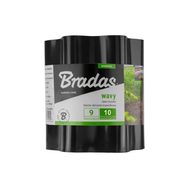 Wavy Plastic Garden Lawn Edging, H=10CM, L=9M, Black Home & Garden Free Shipping 5