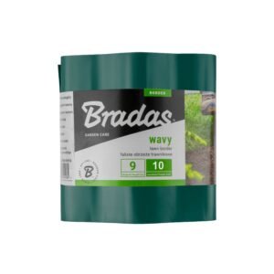 Wavy Plastic Garden Lawn Edging, H=10CM, L=9M, Green Home & Garden Free Shipping