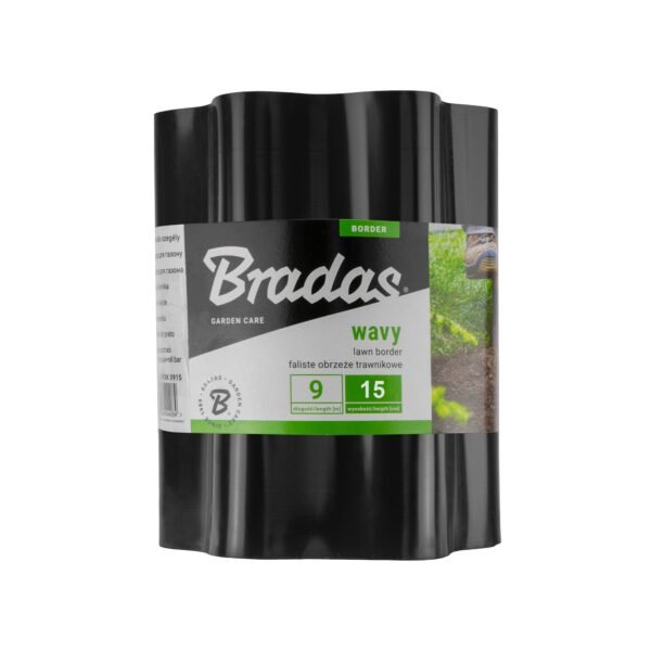 Wavy Plastic Garden Lawn Edging, H=15CM, L=9M, Black Home & Garden Free Shipping 5