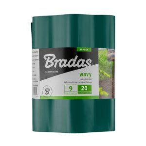 Wavy Plastic Garden Lawn Edging, H=20CM, L=9M, Green Home & Garden Free Shipping 5