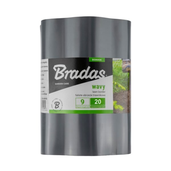 Wavy Plastic Garden Lawn Edging, H=20CM, L=9M, Gray Home & Garden Free Shipping 5