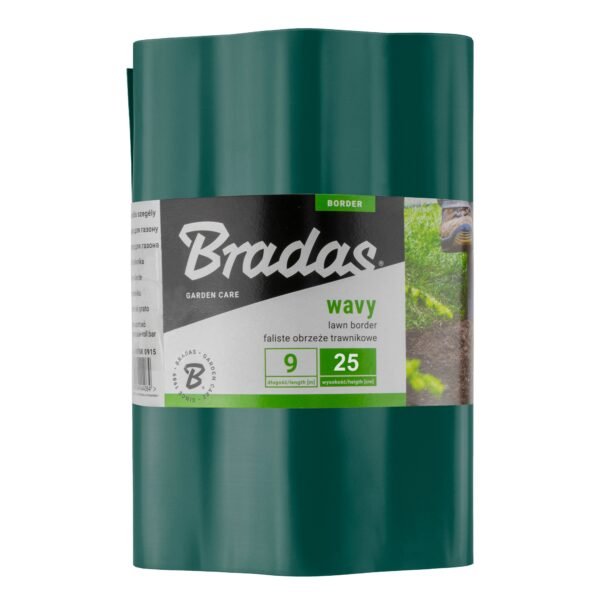 Wavy Plastic Garden Lawn Edging, H=25CM, L=9M, Green Home & Garden Free Shipping 5