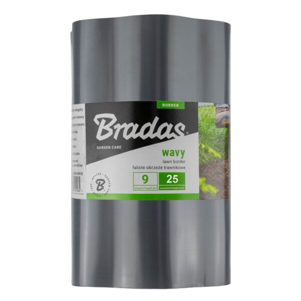 Wavy Plastic Garden Lawn Edging, H=25CM, L=9M, Gray Home & Garden Free Shipping 5