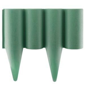 Lawn Edging, Plastic Palisade Wood Effect, 2.5m Box, Green Home & Garden Free Shipping