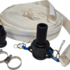Lay flat set l – heavy duty pipe & hose fitting uk, 1 inch, 30m hose free shipping