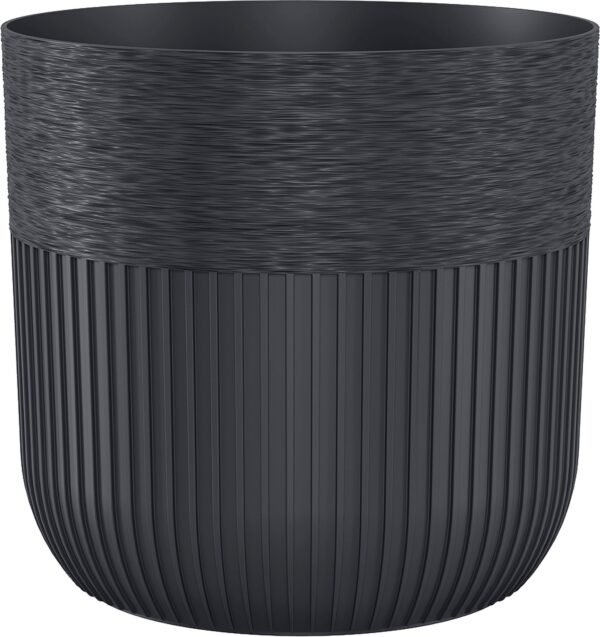 Luca Pot without Hole 160mm Deep Black Home & Garden Free Shipping 5