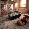 Mortar mixing tub 65l – heavy duty builders container uk diy tools free shipping 23