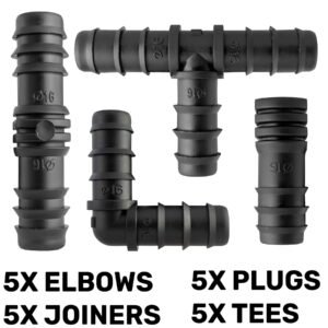 Mix 1/2″ Barb Connectors POROUS20 Home & Garden Free Shipping